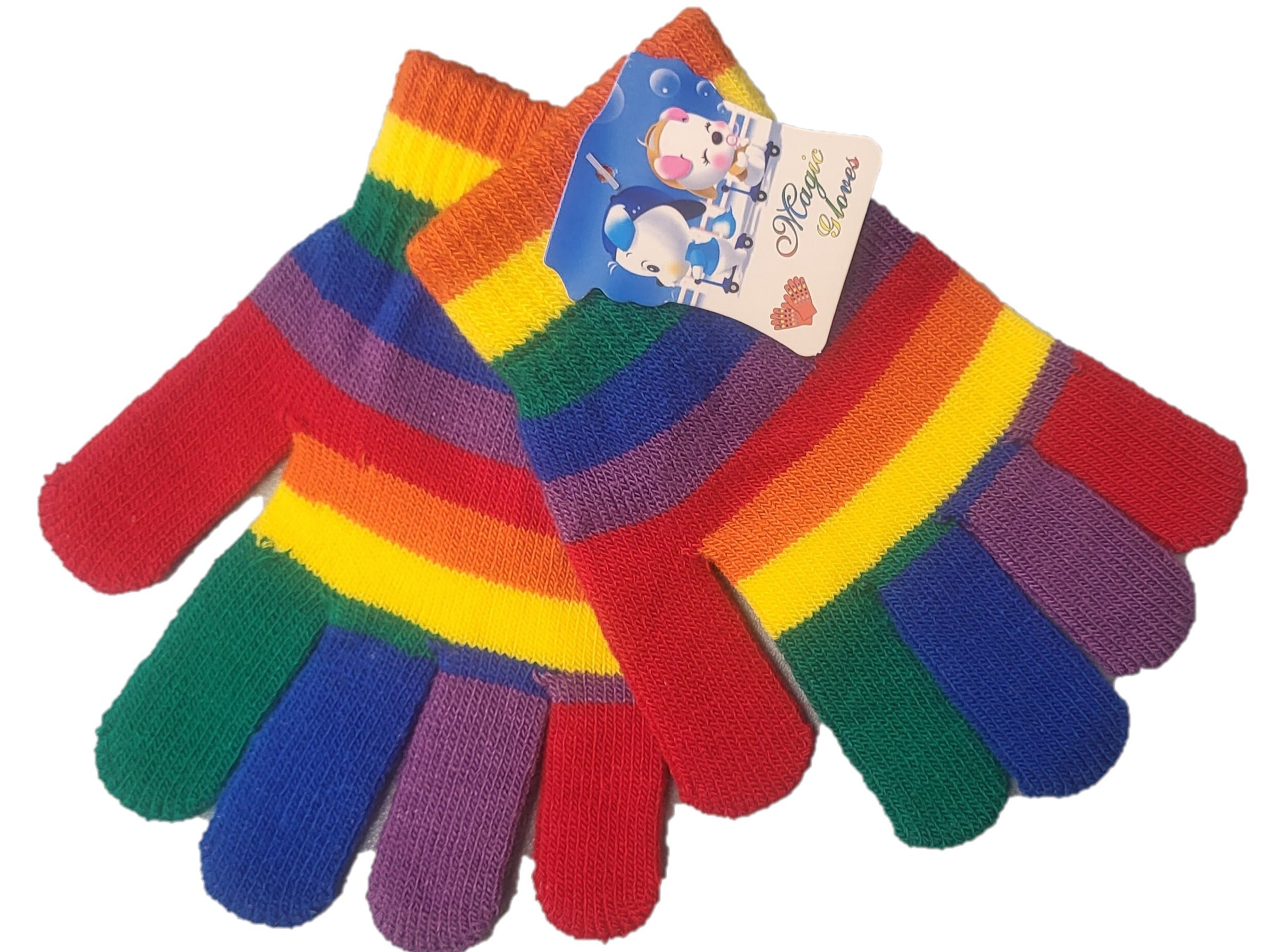 Rainbow gloves cheap